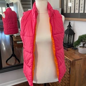 Lands End Kids Puffer Vest sz Med (10 - 12)